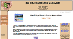 Desktop Screenshot of oakridgecondo.org
